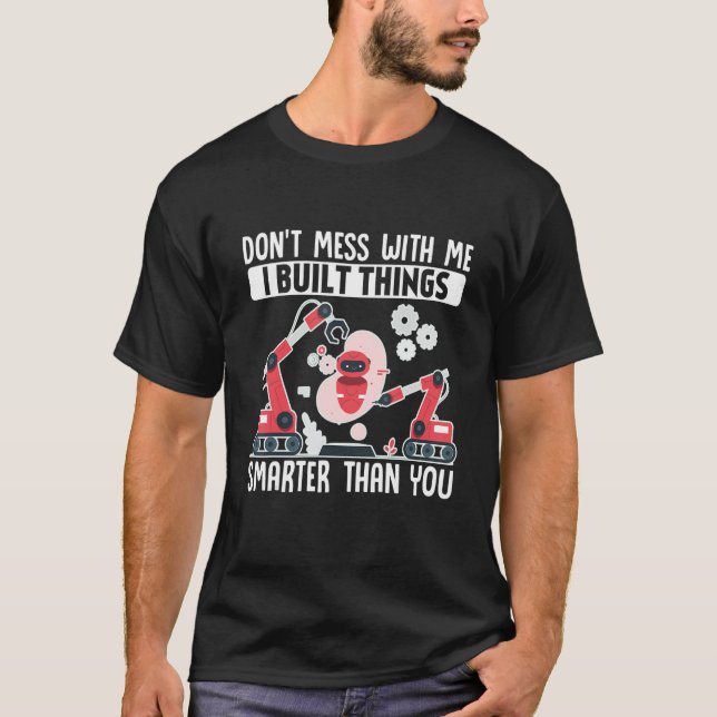 T-shirt Robotique Génération Machine Learning Robot Dont M (Devant)