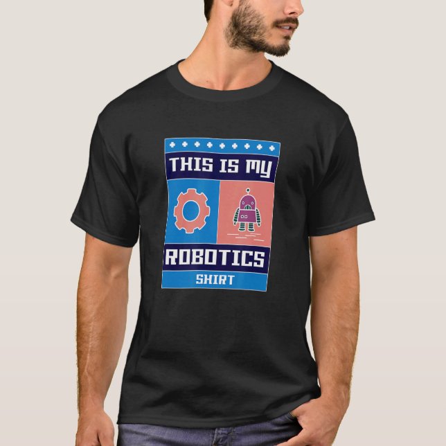 T-shirt Robotique Ingénierie Robot Mécanique (Devant)