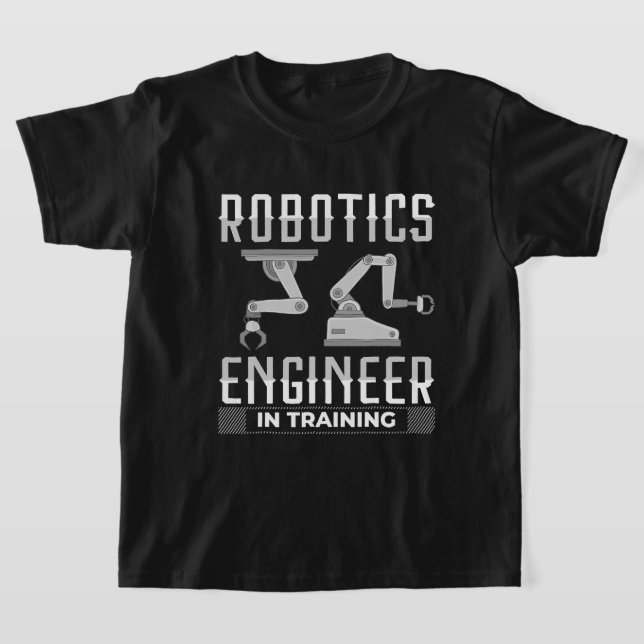 T-shirt Robotique Ingénieur Logiciel Construction Robots 1 (Poser)