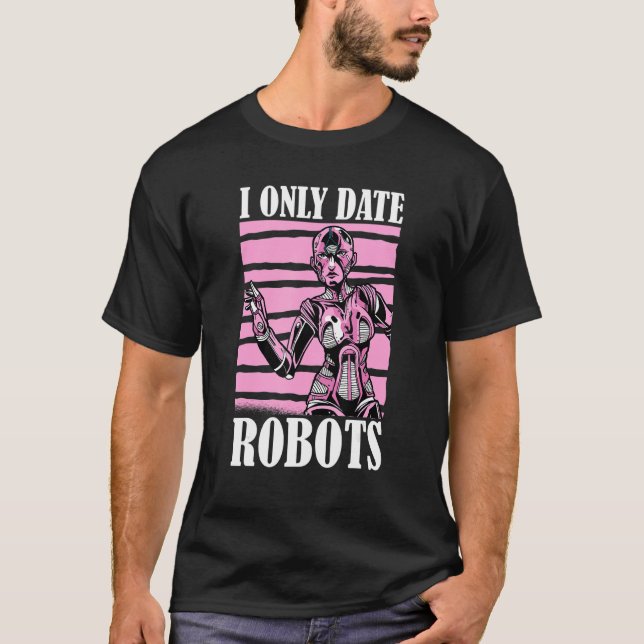 T-shirt Robotique Intelligence Artificielle Ai Robots (Devant)