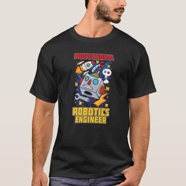 T-shirt Robotique - Intelligence Artificielle Ai Robots Pr (Devant)