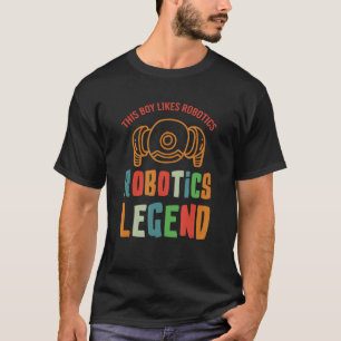 T-shirt Robotique Légende Mécanique Ingénieur Robot