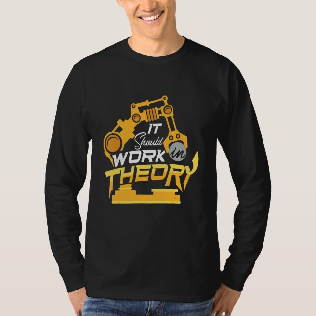 T-shirt Robotique Machine Learning Robotique Robotique Ing (Devant)