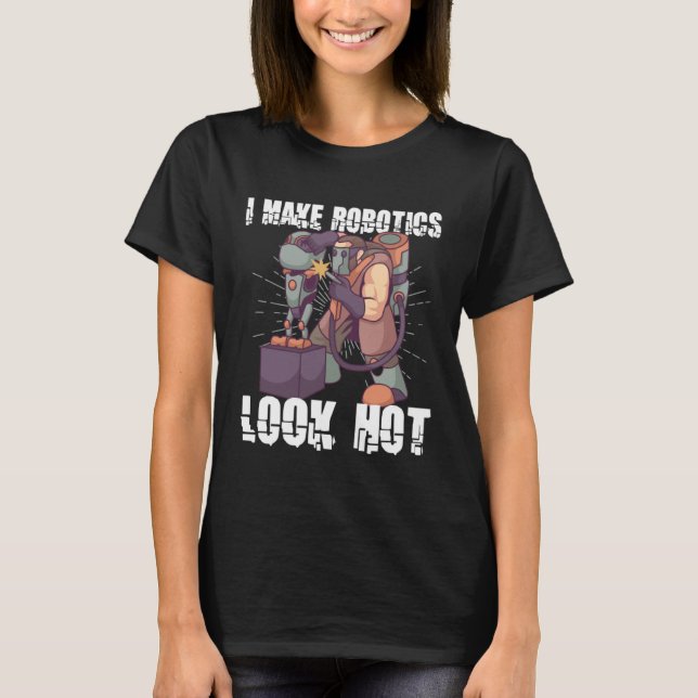 T-shirt Robotique Machine Learning Robotique Robotique Ing (Devant)