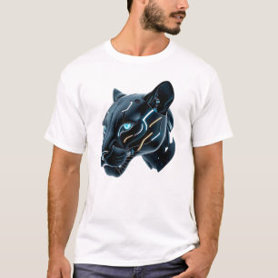 T-shirt Robotique Panther Face Art
