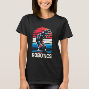 T-shirt Robotique Rétro Ingénieur Robotique Robotique Ingé