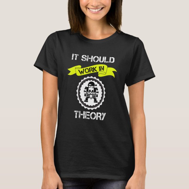 T-shirt Robotique Robot Automation Engineer_3 (Devant)