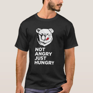 T-shirt ROBUSTE Garçon blanc simplement affamé et non en c