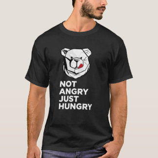 T-shirt ROBUSTE Garçon blanc simplement affamé et non en c