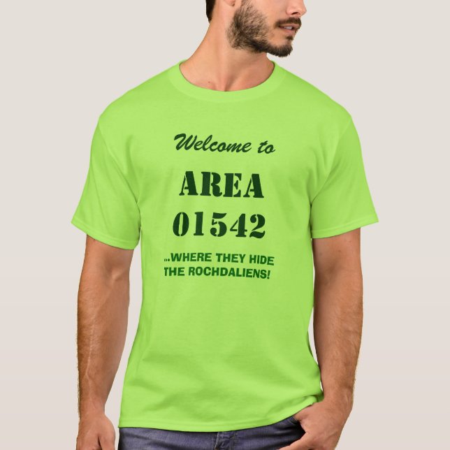 T-shirt Rochdale mA, aka "SECTEUR 01542"… Rochdaliens ! (Devant)