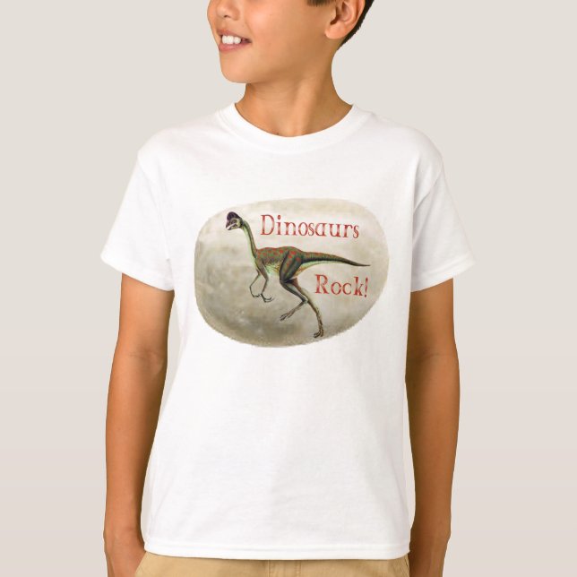 T-shirt Roche 1 de dinosaures (Devant)