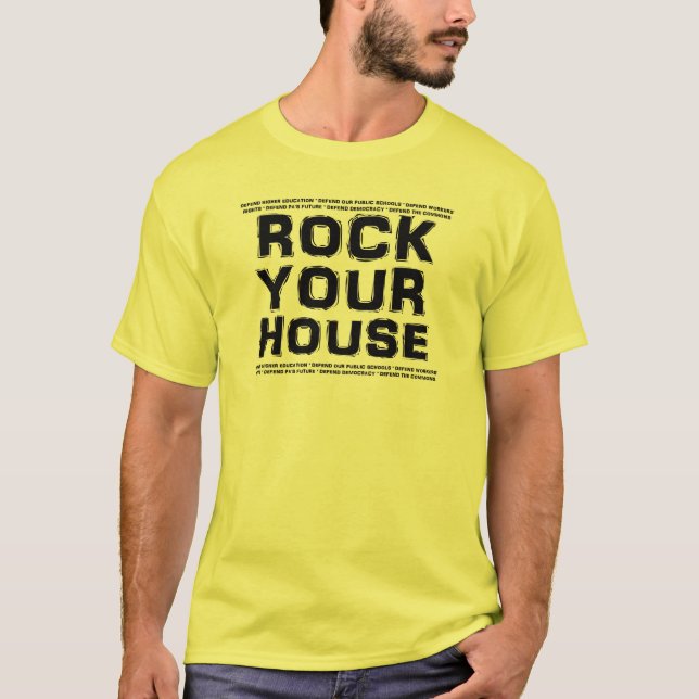 T-shirt ROCHE A26 VOTRE chemise de rassemblement de MAISON (Devant)