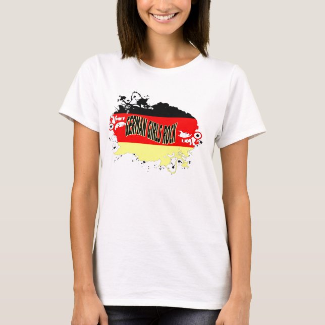 T-SHIRT ROCHE ALLEMANDE DE FILLES (Devant)