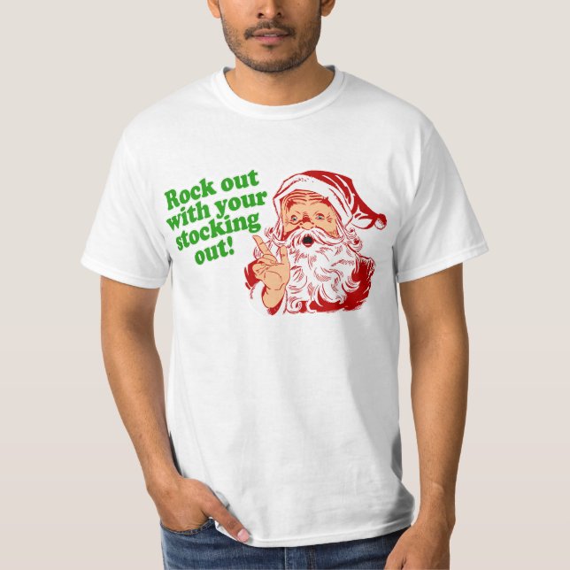 T-shirt Roche avec votre chaussette (Devant)