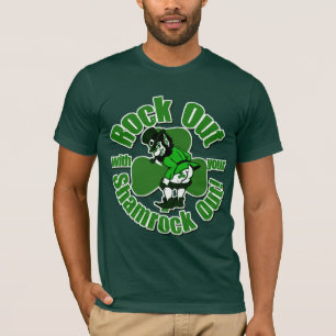 T-shirt Roche avec votre shamrock