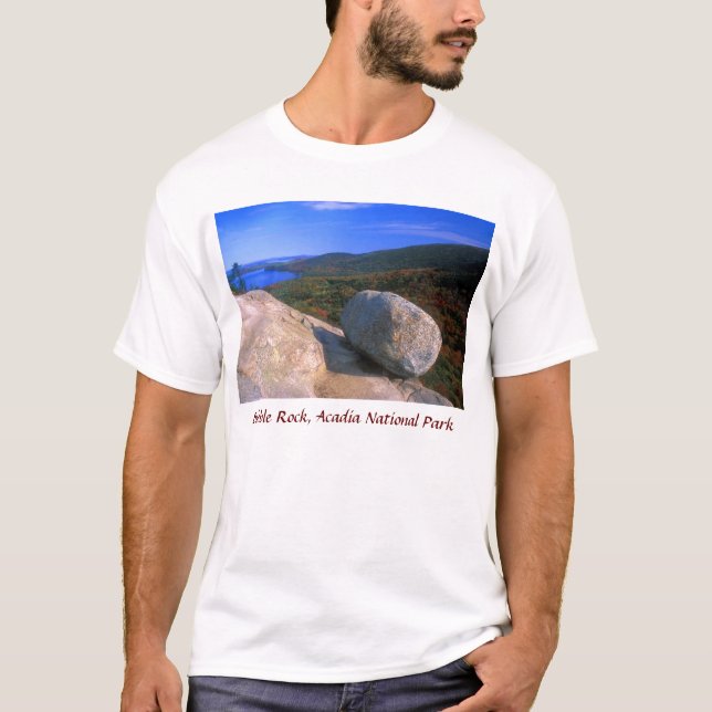 T-shirt Roche de bulle d'Acadia, (Devant)