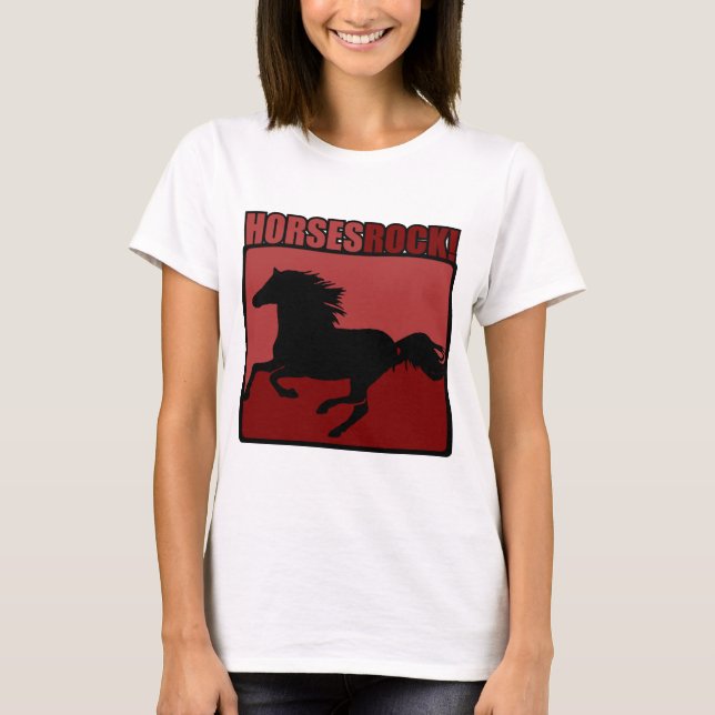T-shirt Roche de chevaux ! #3 (Devant)