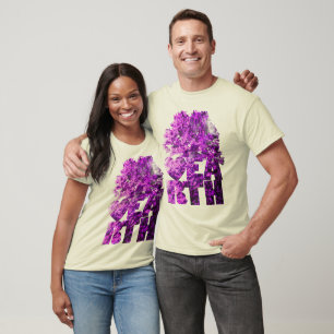 T-shirt Roche de corail violet