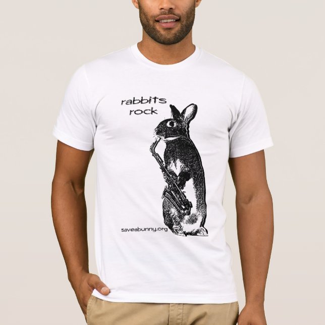 T-shirt Roche de lapins (Devant)
