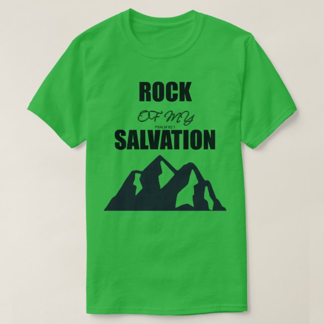 T-shirt Roche De Ma Bible Du Salut Verse (Design devant)