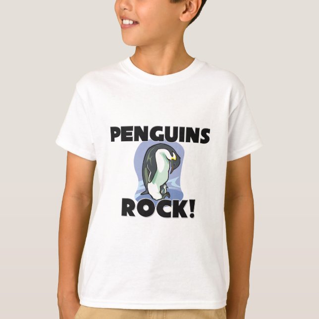 T-shirt Roche de pingouins (Devant)