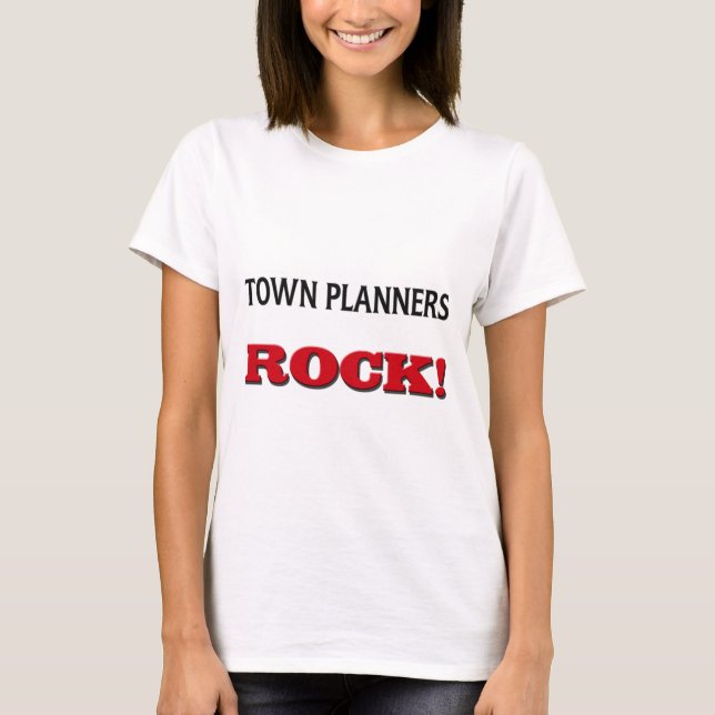 T-shirt Roche de planificateurs de ville (Devant)