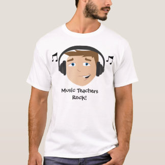 T-shirt Roche de professeurs de musique !