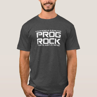 T-shirt Roche de Prog de 3 minutes