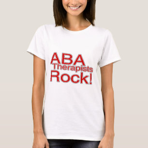 T-shirt Roche de thérapeutes d'aba