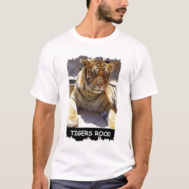 T-SHIRT ROCHE DE TIGRES ! (Devant)
