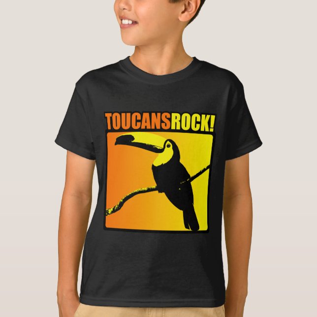 T-shirt Roche de toucans ! (Devant)