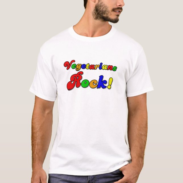 T-shirt Roche de végétariens (Devant)