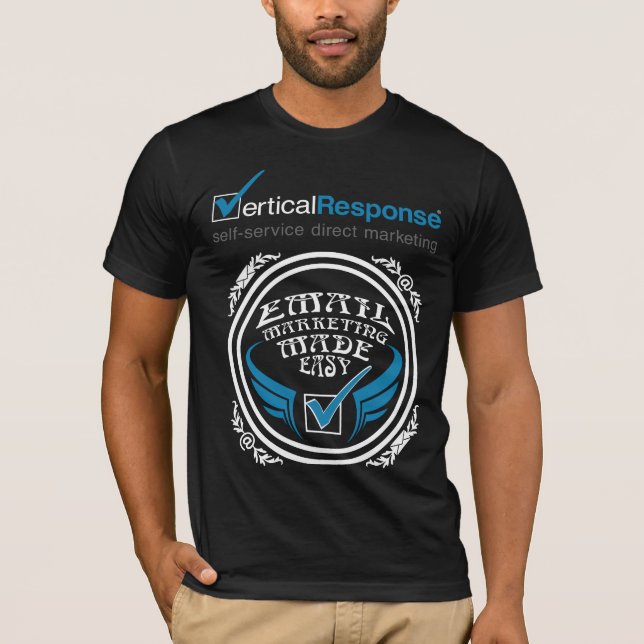 T-shirt Roche de VerticalResponse sur les hommes de (Devant)