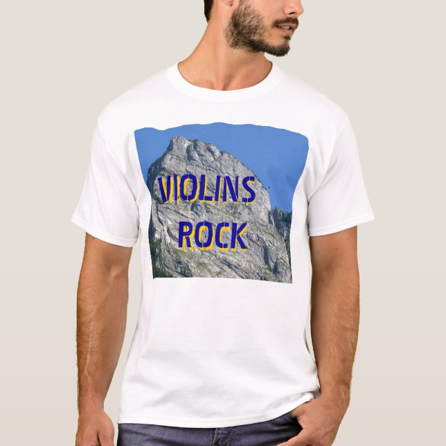T-shirt Roche de violons (Devant)
