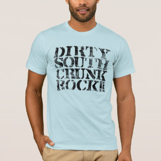T-shirt Roche du sud sale de Lil Jon "Crunk" affligée