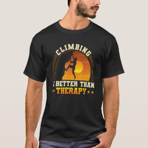 T-shirt Roche Escalade Alpiniste Bouldering Sauvez La Cara