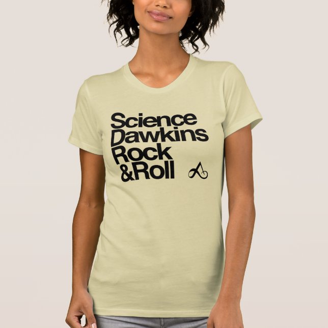 T-shirt Roche et petit pain de dawkins de la Science (Devant)