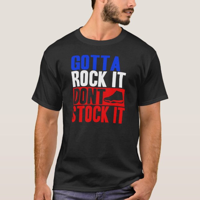 T-shirt Roche il ne la stockent pas (Devant)
