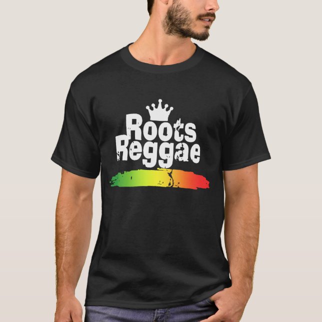 T-shirt Roche Irie Ska DA Rocksteady de Jah Rasta de (Devant)