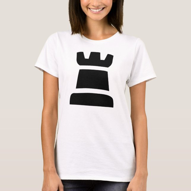 T-shirt Roche noire (Devant)