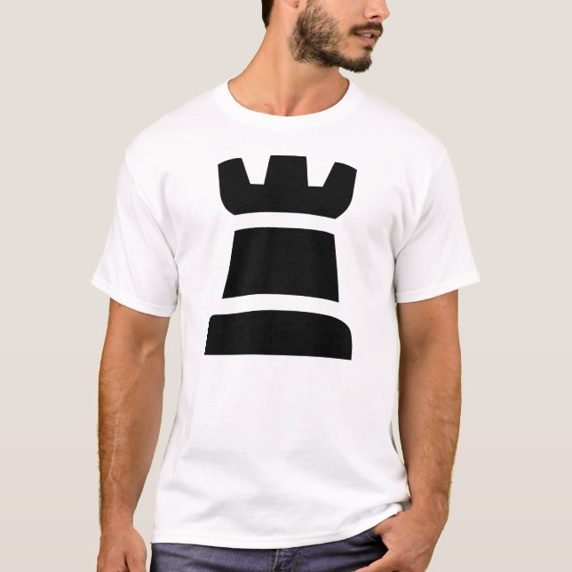 T-shirt Roche noire (Devant)