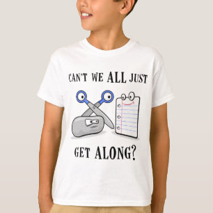 T-shirt Roche-Papier-Ciseaux