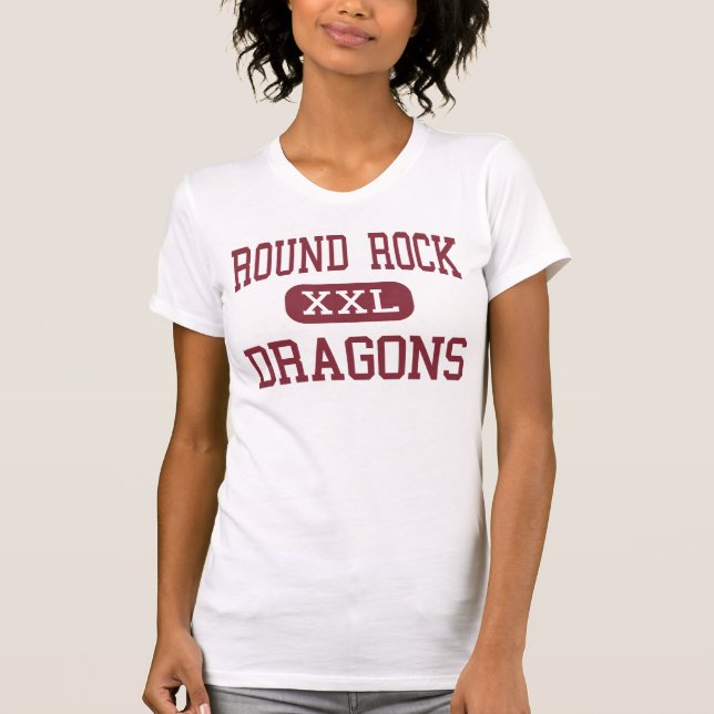 T-shirt Roche ronde - dragons - haute - roche ronde le (Devant)