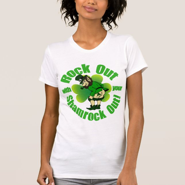 T-shirt Roche sur le Jour de la Saint Patrick (Devant)