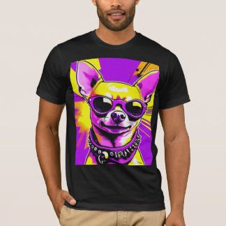 T-SHIRT ROCHER CHIHUAHUA PUNK 8