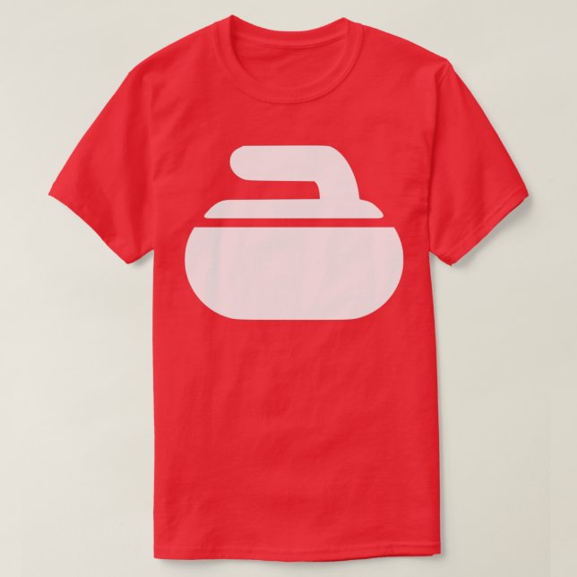 T-shirt Rocher de curling (Design devant)