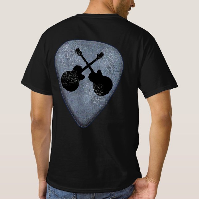 T-shirt Rocher de Guitares noires cool (Dos)