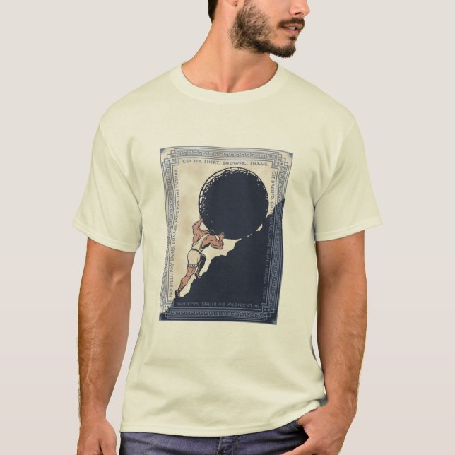 T-shirt Rocher de Sisyphus Mundane (Devant)