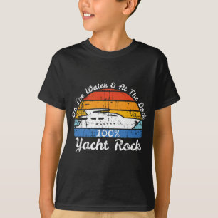 T-shirt Rocher de Yacht Retro en détresse
