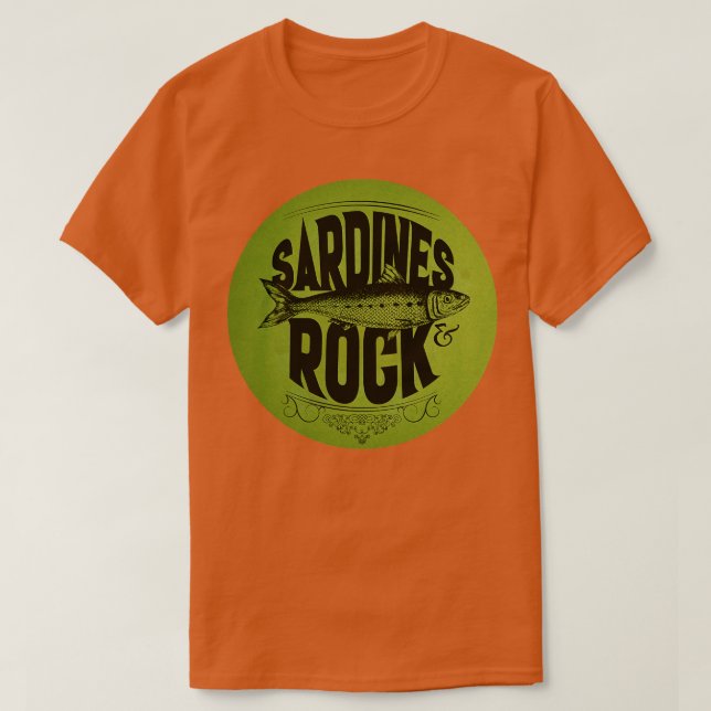 T-shirt Rocher des Sardines vertes (Design devant)